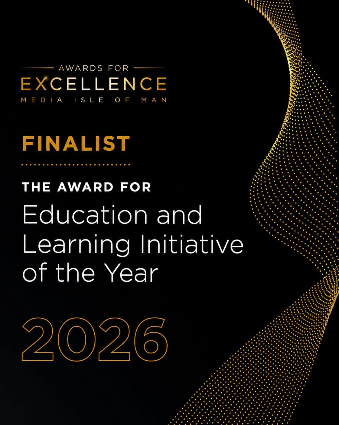 Techstars Startup Weekend Douglas is a finalist for Education and Learning Initiative of the Year at the Media Isle of Man Awards for Excellence 2026
