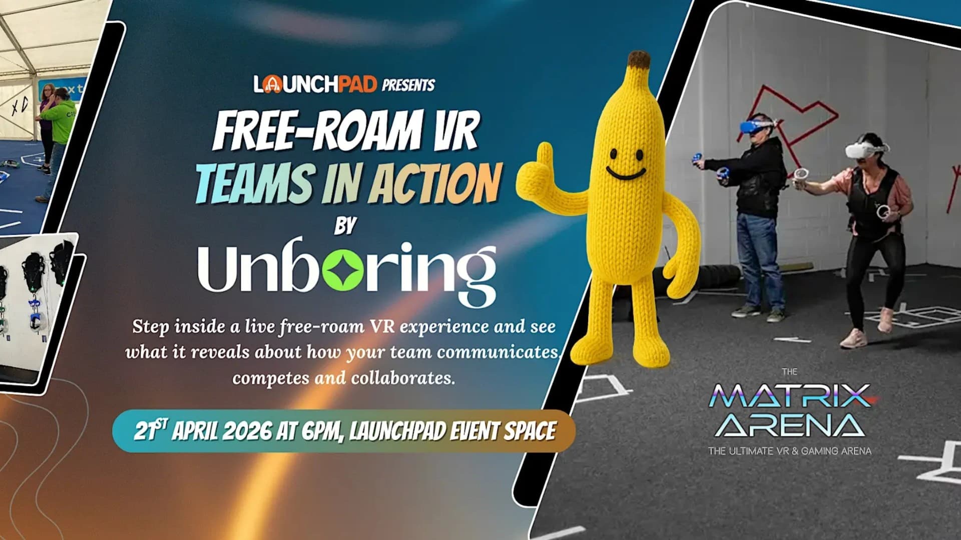 Free-Roam VR: Teams in Action by Unboring Events
