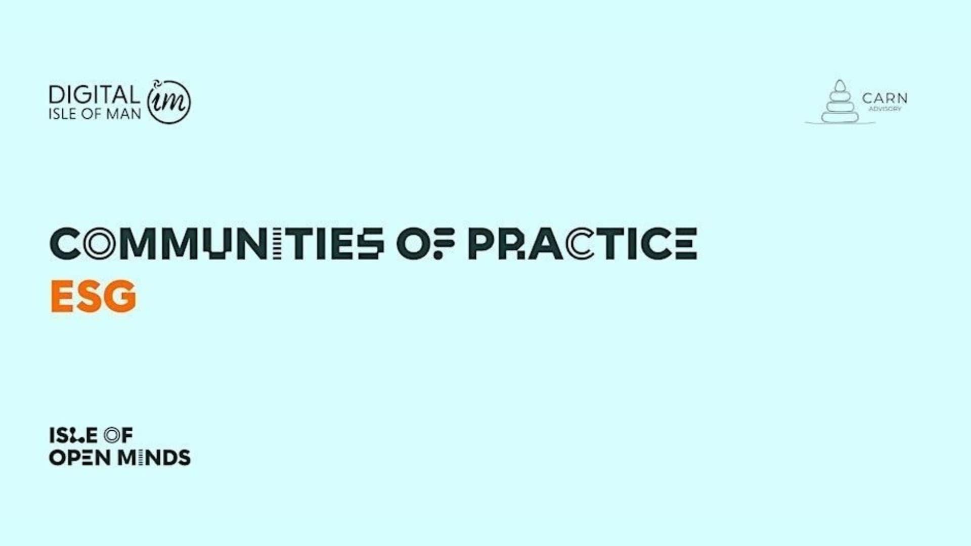 Communities of Practice: ESG