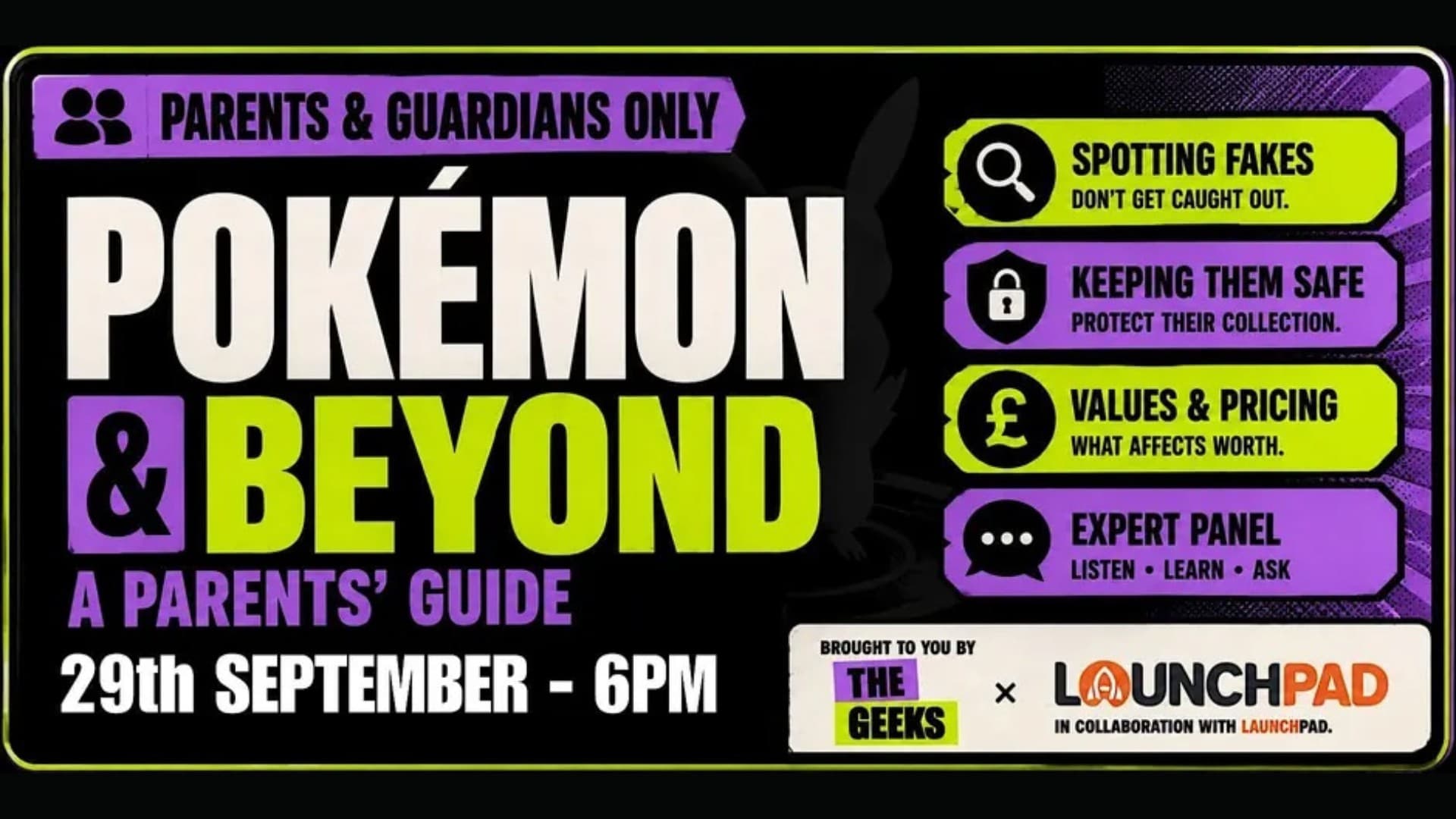 POKÉMON & BEYOND - A parents and guardians educational event.