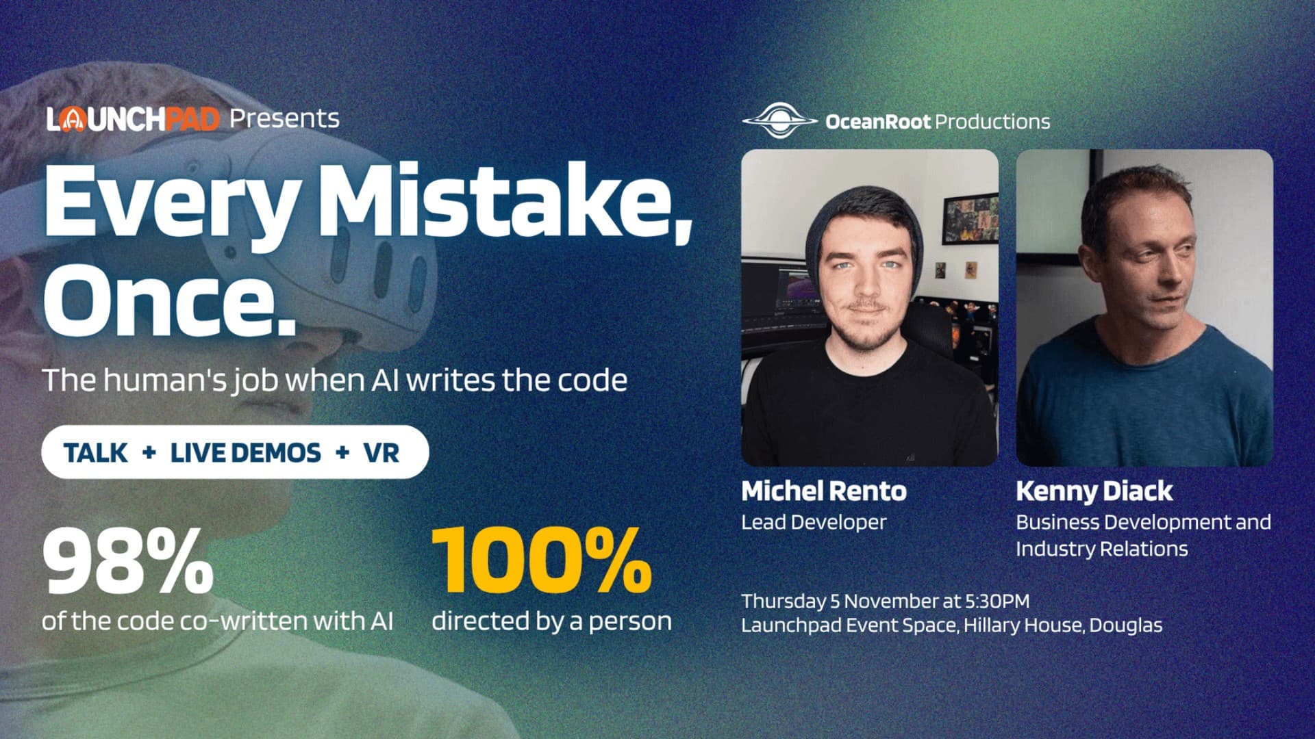 Every Mistake, Once: The Human's Job When AI Writes the Code